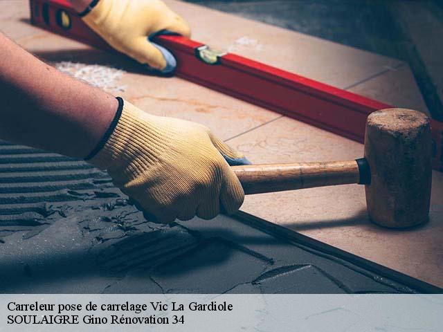 Carreleur pose de carrelage  vic-la-gardiole-34110 SOULAIGRE Gino Rénovation 34