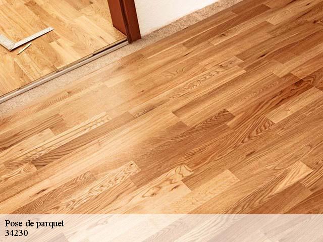 Pose de parquet  34230