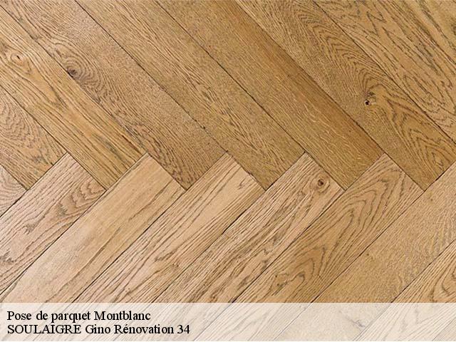 Pose de parquet  montblanc-34290 SOULAIGRE Gino Rénovation 34