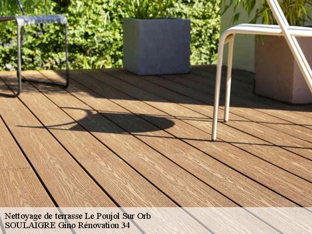 Nettoyage de terrasse  le-poujol-sur-orb-34600 SOULAIGRE Gino Rénovation 34